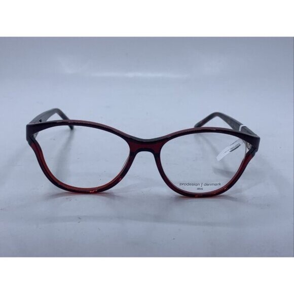 Prodesign Denmark 5646 c.4132 53-16-135 Red & Black Tortoise Plastic Glasses - Picture 2 of 8